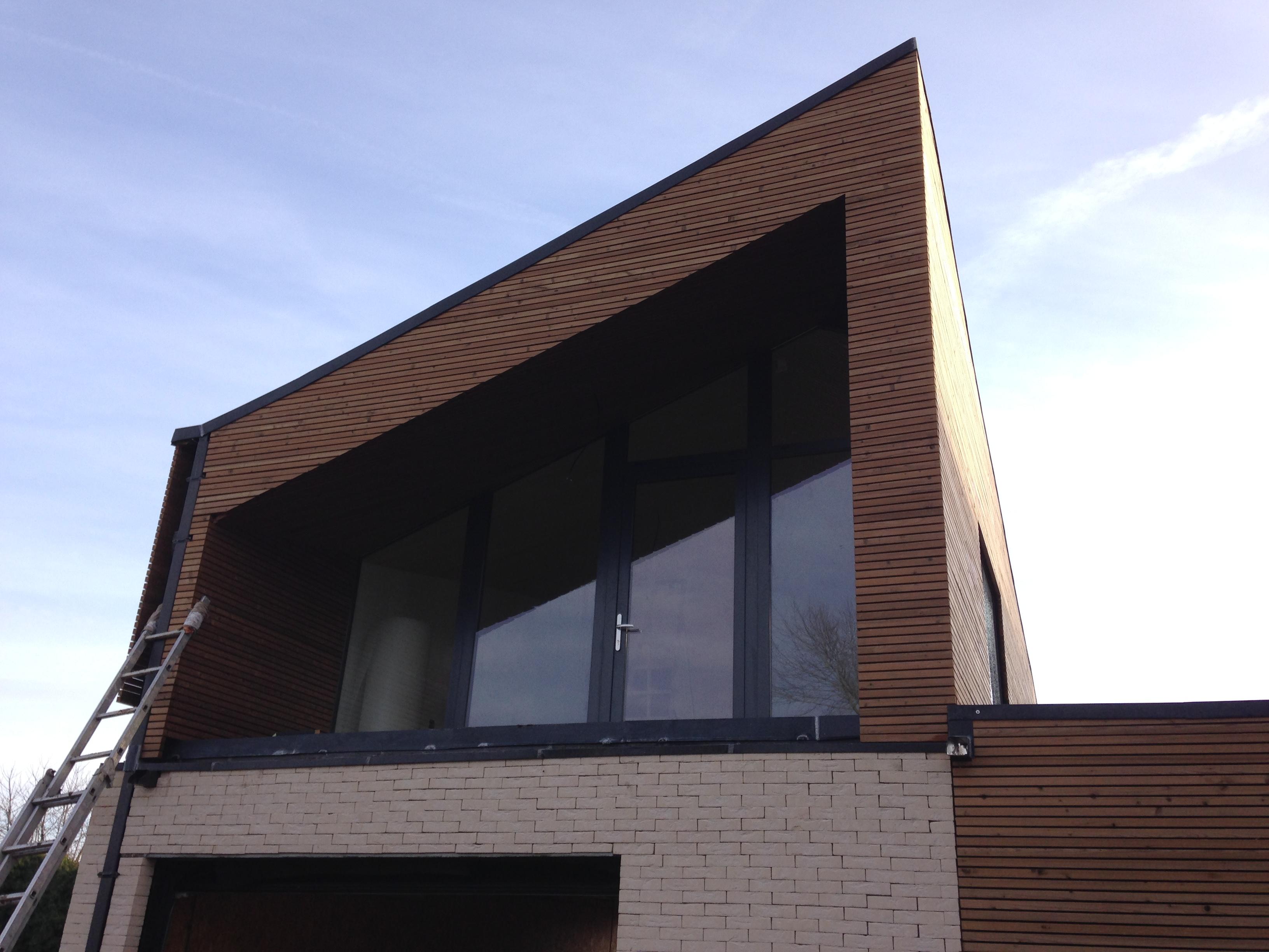 Extension ossature bois en surélévation